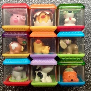 Vintage Fisher Price Peek A Boo Blocks
